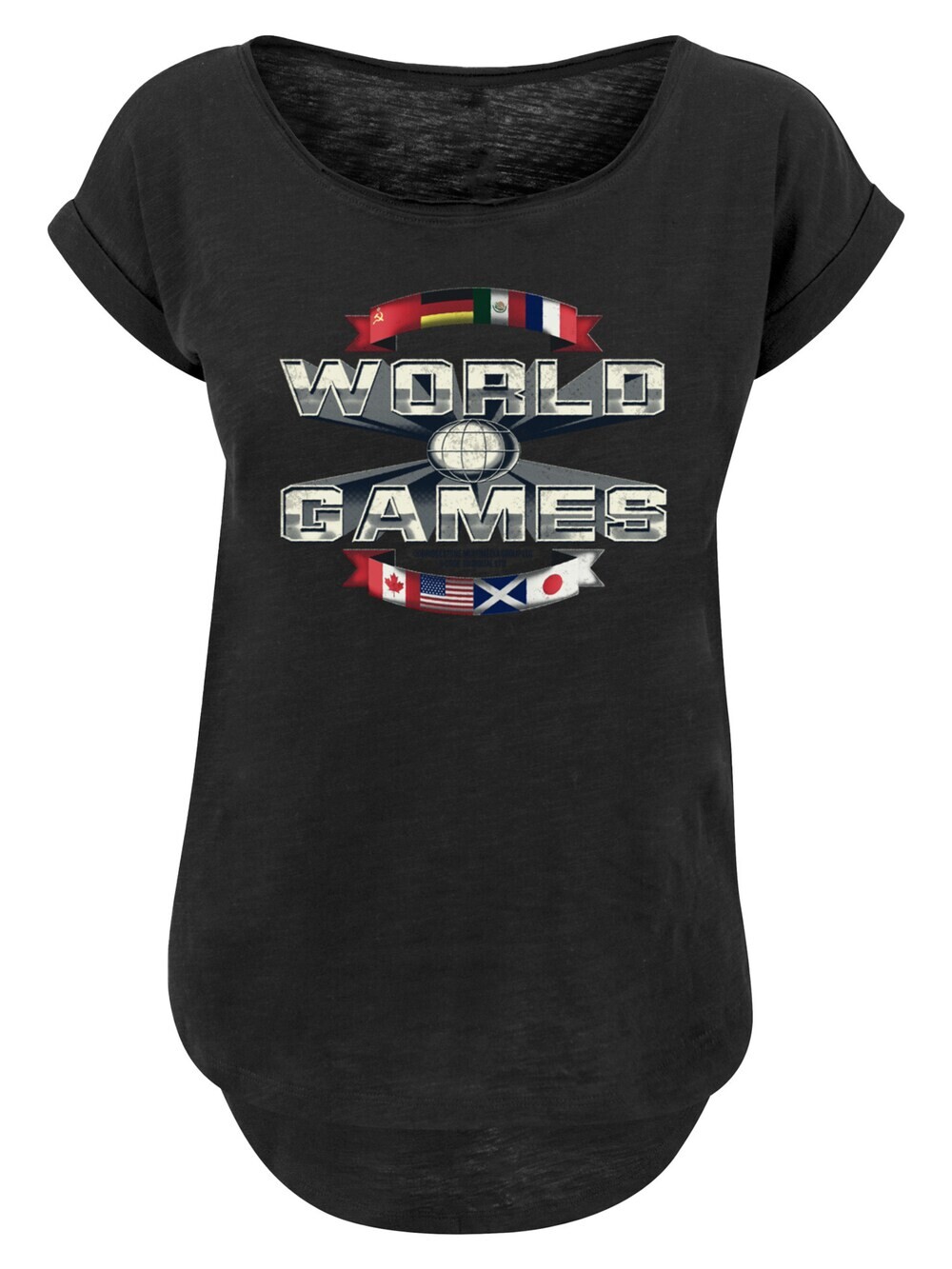 

Рубашка F4NT4STIC Retro Gaming World Games, черный
