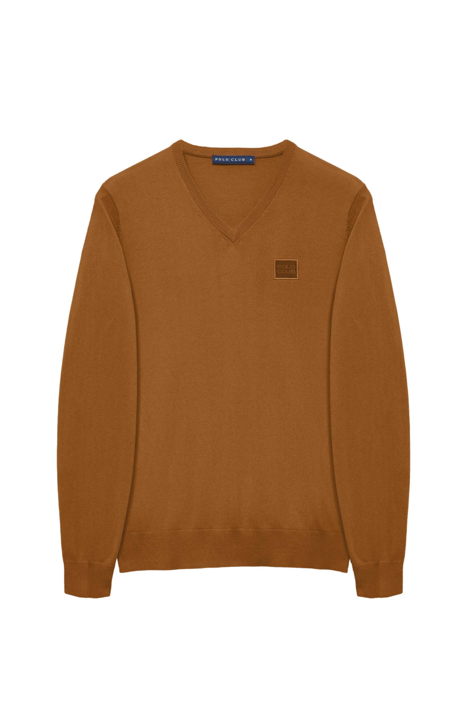 Пуловер Polo Club, цвет Brauner Zucker