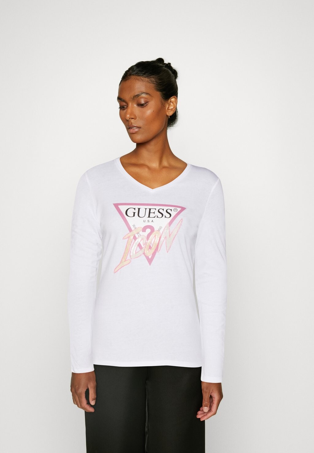 

Рубашка с длинным рукавом Guess, белый