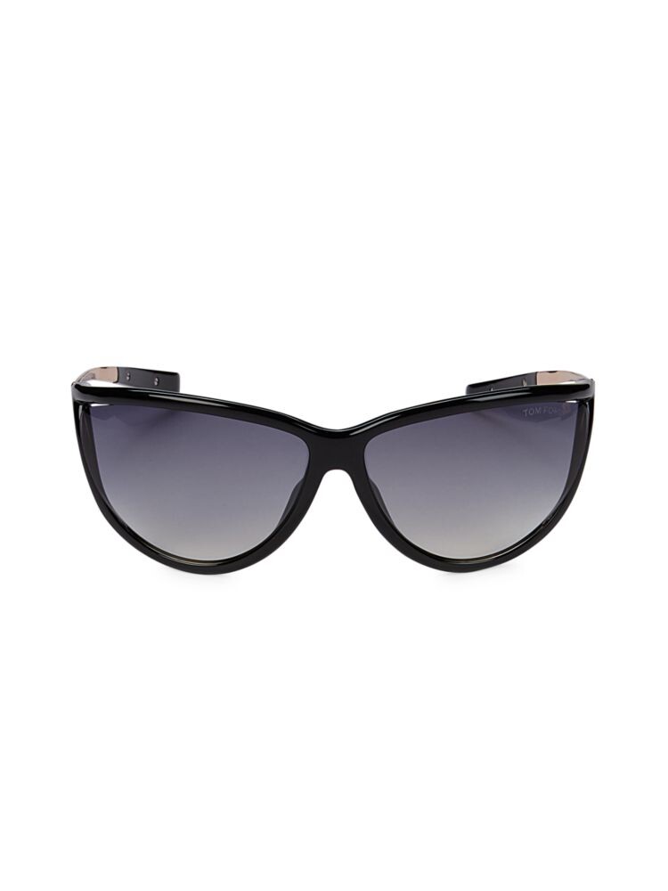 

Солнцезащитные очки «кошачий глаз» 70MM Tom Ford, черный
