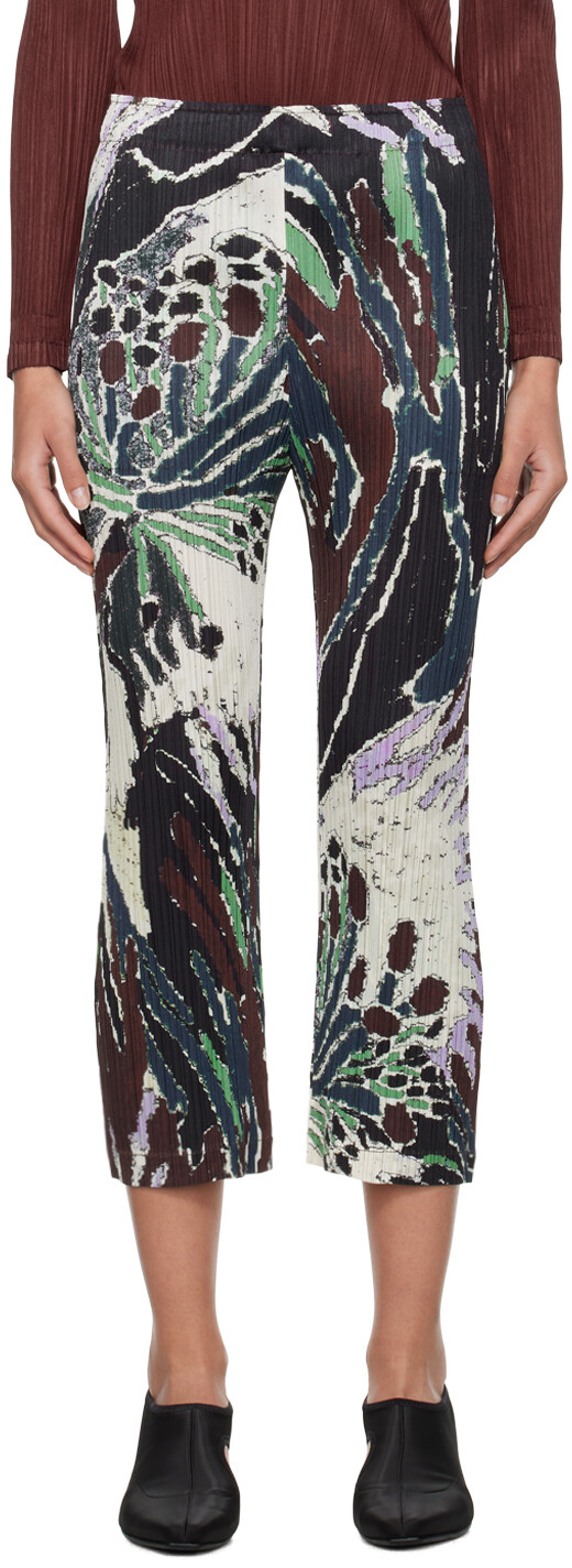

Разноцветные брюки Pleats Please Issey Miyake