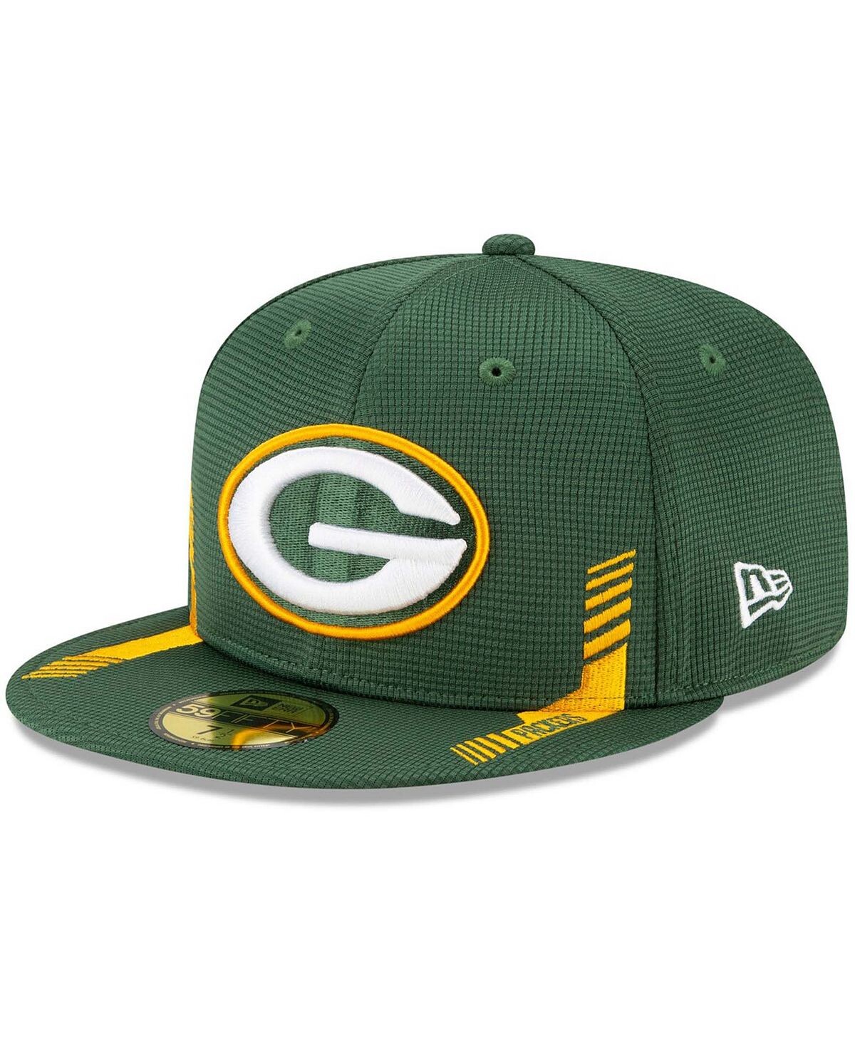 

Мужская зеленая кепка Green Bay Packers 2021 NFL Sideline Home 59FIFTY New Era