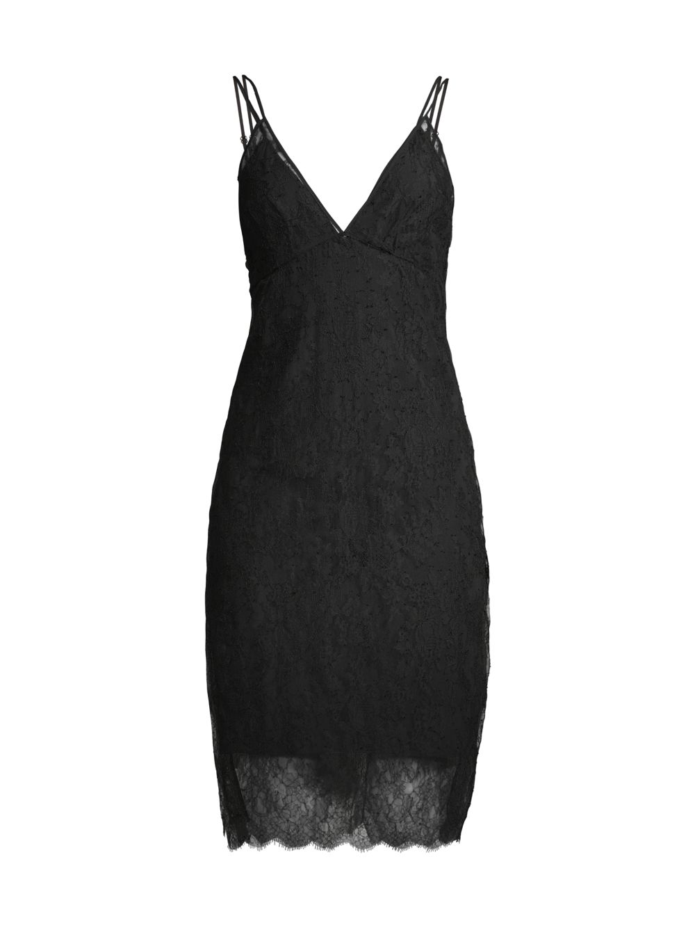 Кружевное платье-комбинация по всей поверхности Kiki de Montparnasse, черный