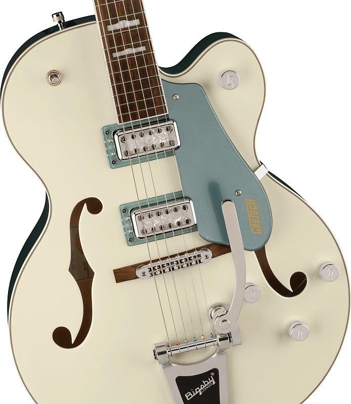 Электрогитара Gretsch G5420T-140 Electromatic 140th Double Platinum Hollow Body with Bigsby, Laurel Fingerboard, Two-Tone Pearl Platinum/Stone Platinum