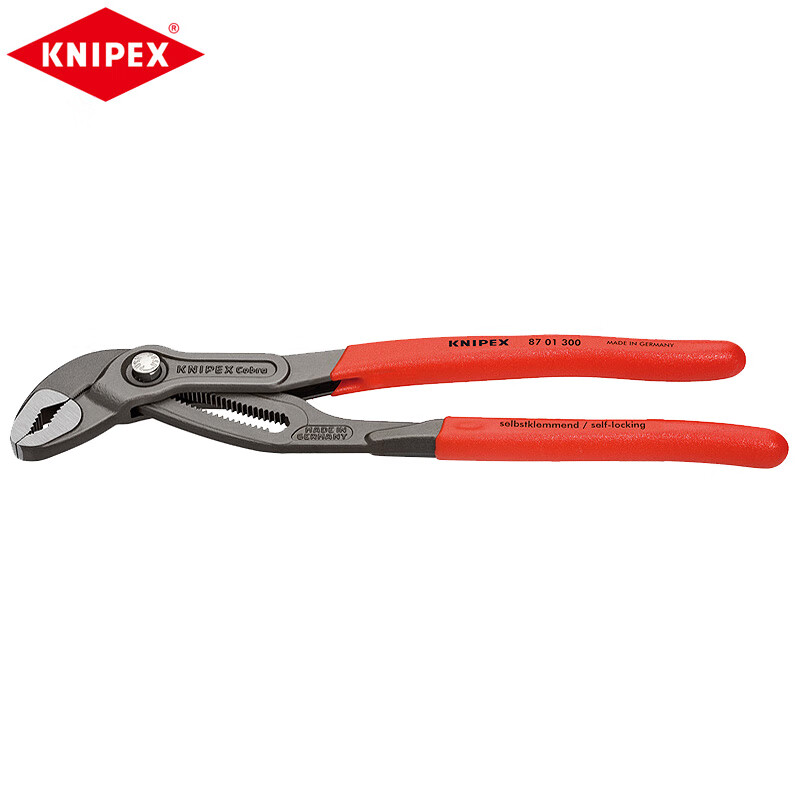 KNIPEX K.87 01 300 Высокотехнологичные клещи Cobra для водяных насосов (полированная головка, нескользящая пластиковая ручка) 8701300