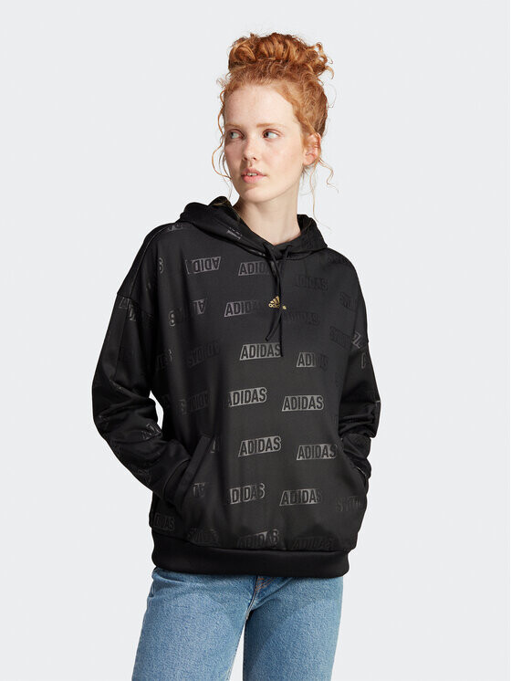 

Толстовка свободного кроя Adidas, черный