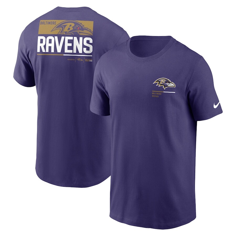 

Футболка с коротким рукавом Nike Baltimore Ravens, фиолетовый