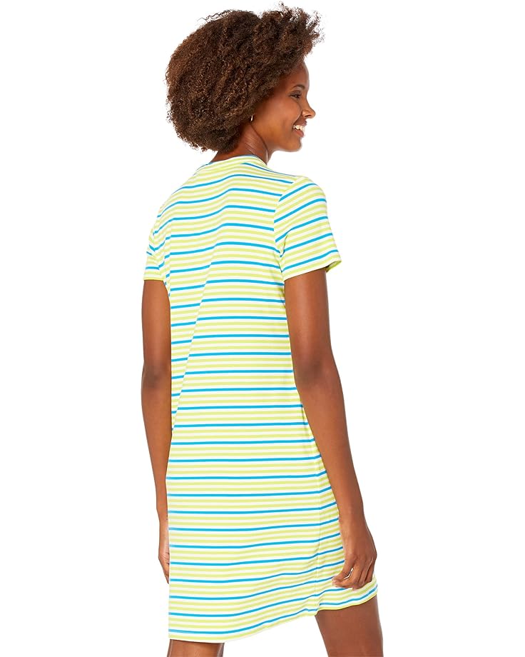 Платье Calvin Klein Stripe Henley Dress, цвет Margarita/Ocean