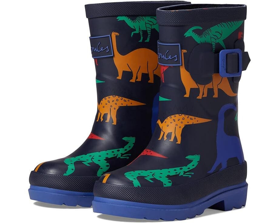 

Ботинки Joules Welly Print, цвет Navy Dino