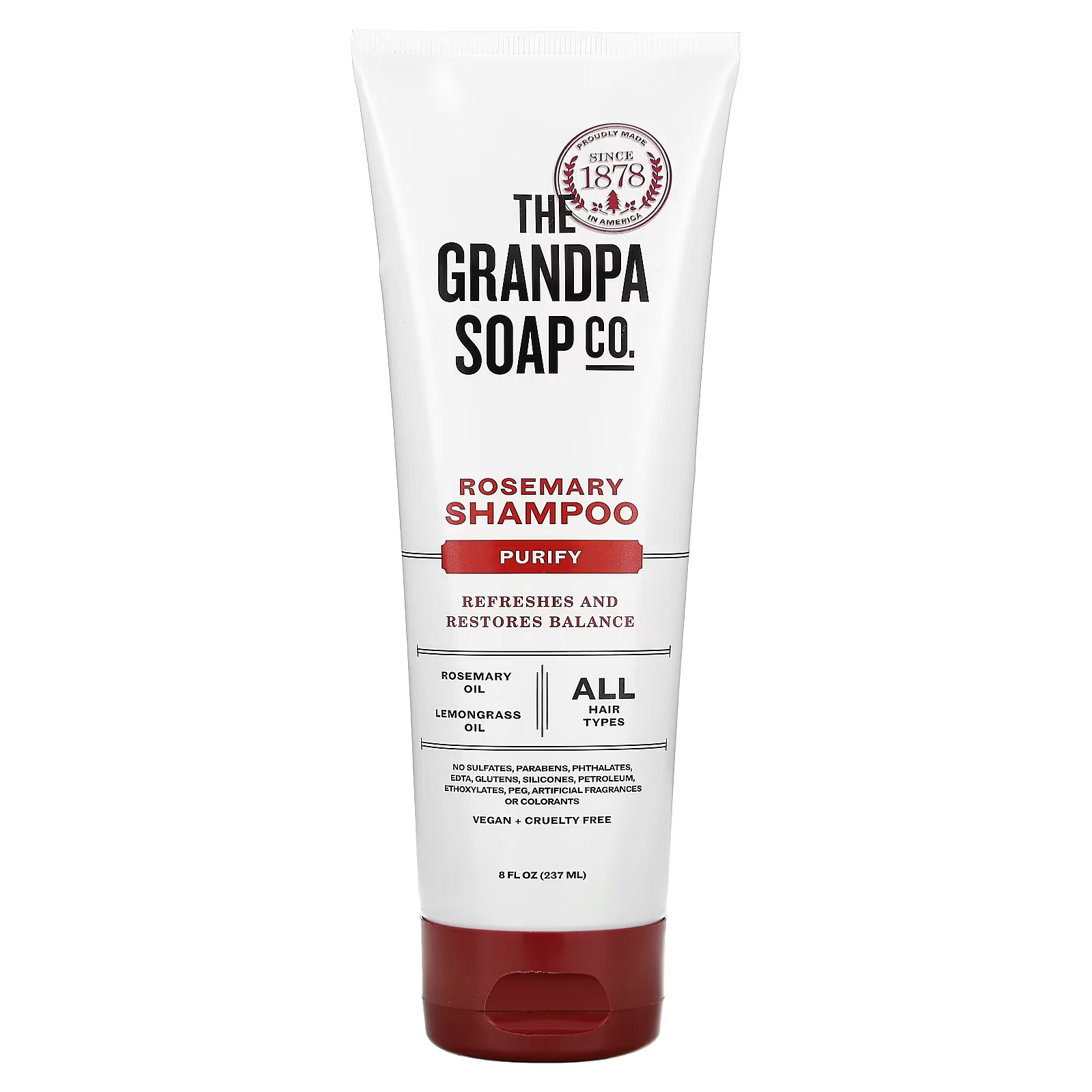 Шампунь The Grandpa Soap Co. Purify с розмарином, 237 мл