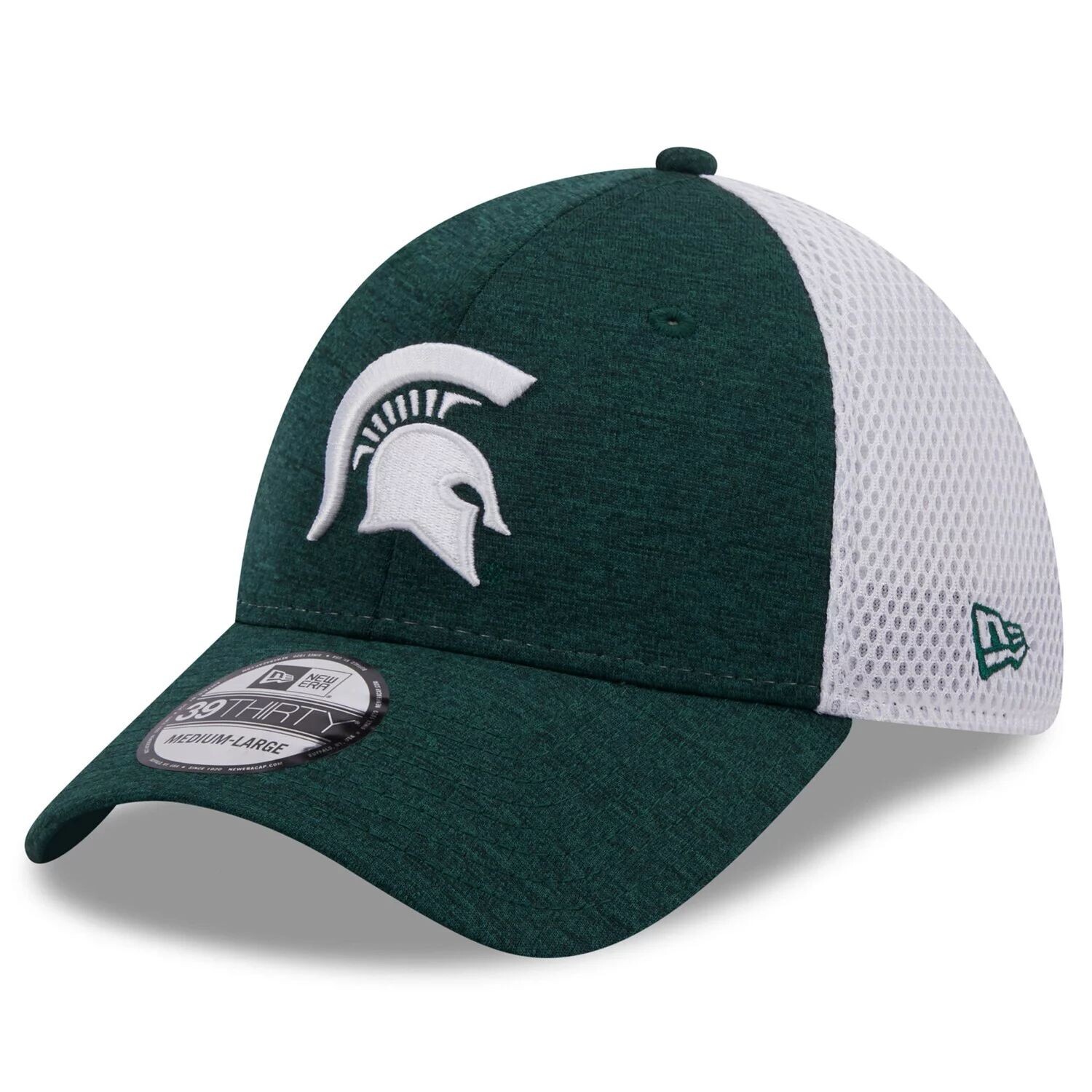 

Мужская кепка New Era Green Michigan State Spartans Shadowed Neo 39THIRTY Flex Hat