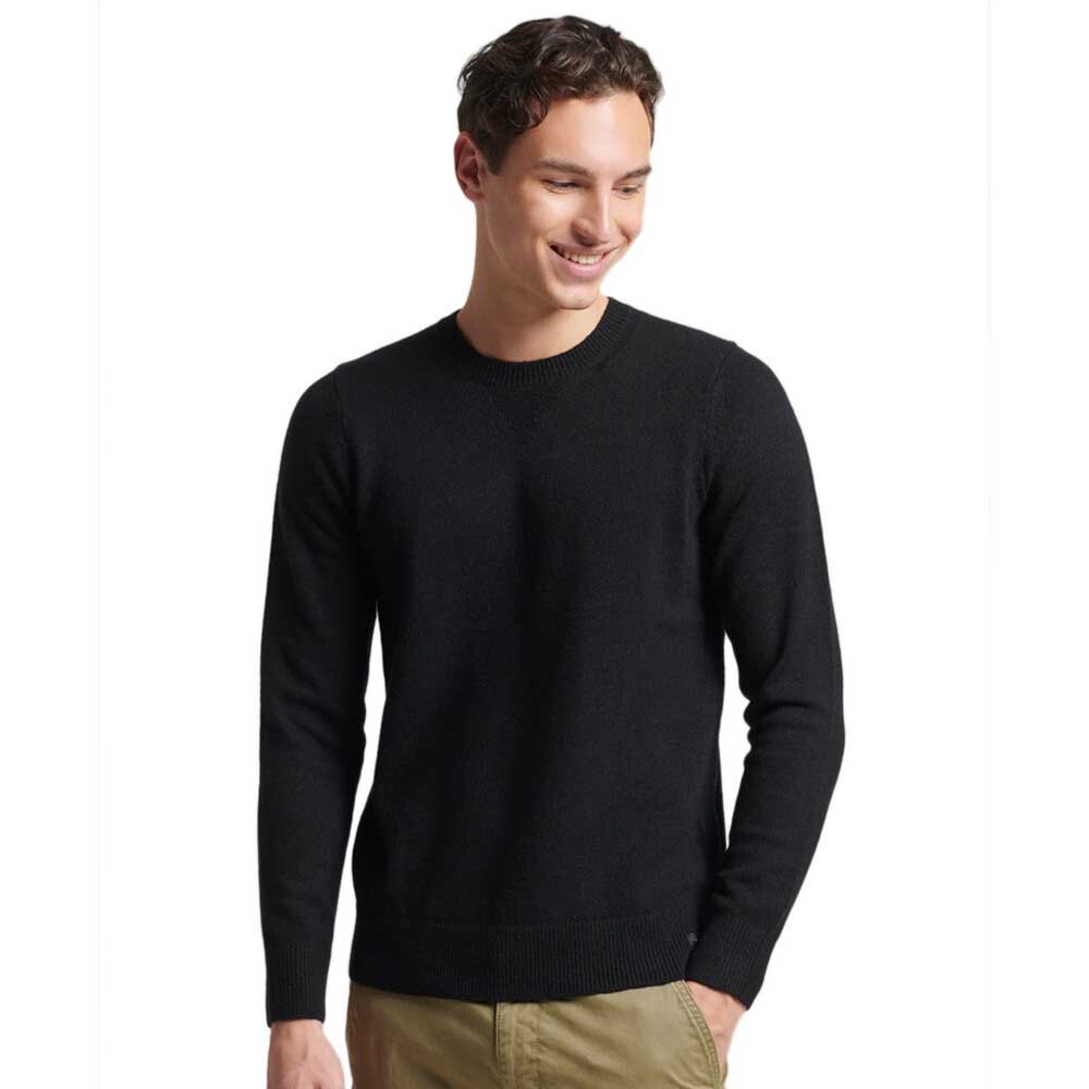 

Толстовка Superdry Vintage Lambswool, черный