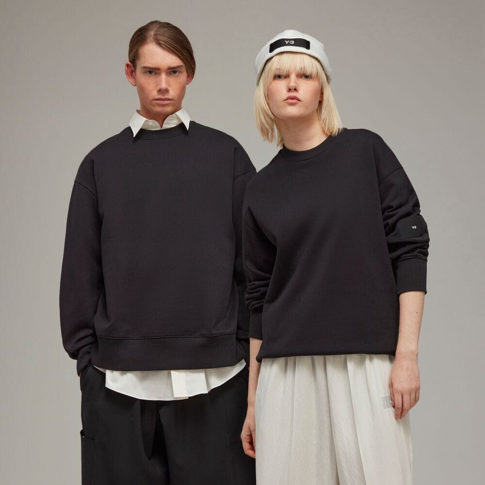 

Толстовка Adidas Y-3 ORGANIC COTTON TERRY CREW SWEATER, черный
