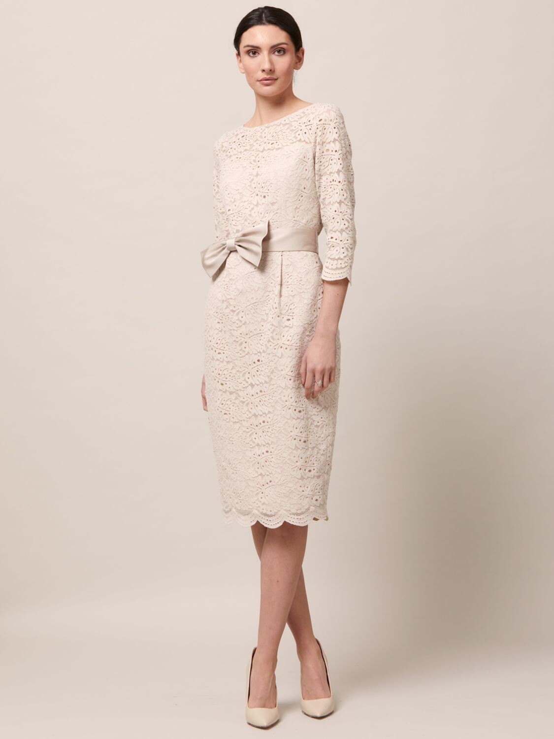 

Helen McAlinden Кружевное платье Michelle, цвет Oyster