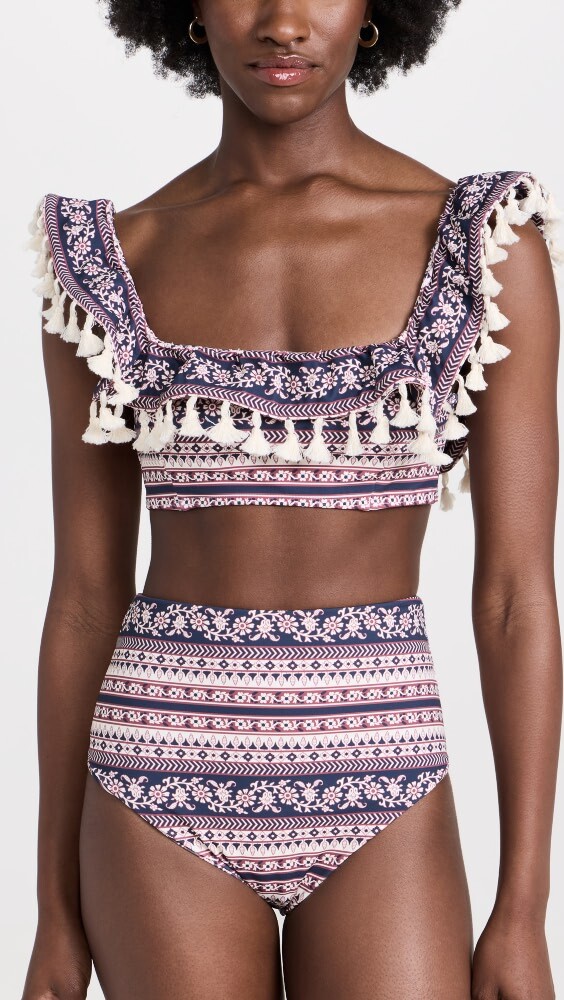 

Бикини топ Sea Suzie Print Fringed, разноцветный