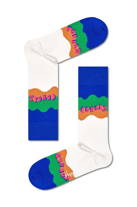 Носки x WWF Happy Socks, мультиколор candy color socks warm socks plush socks female coral fleece socks floor socks women