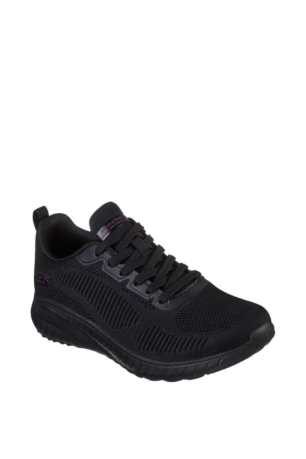 

Спортивные кроссовки Wide Fit 'Bob Squad Chao' Face Off Trainer Skechers, черный