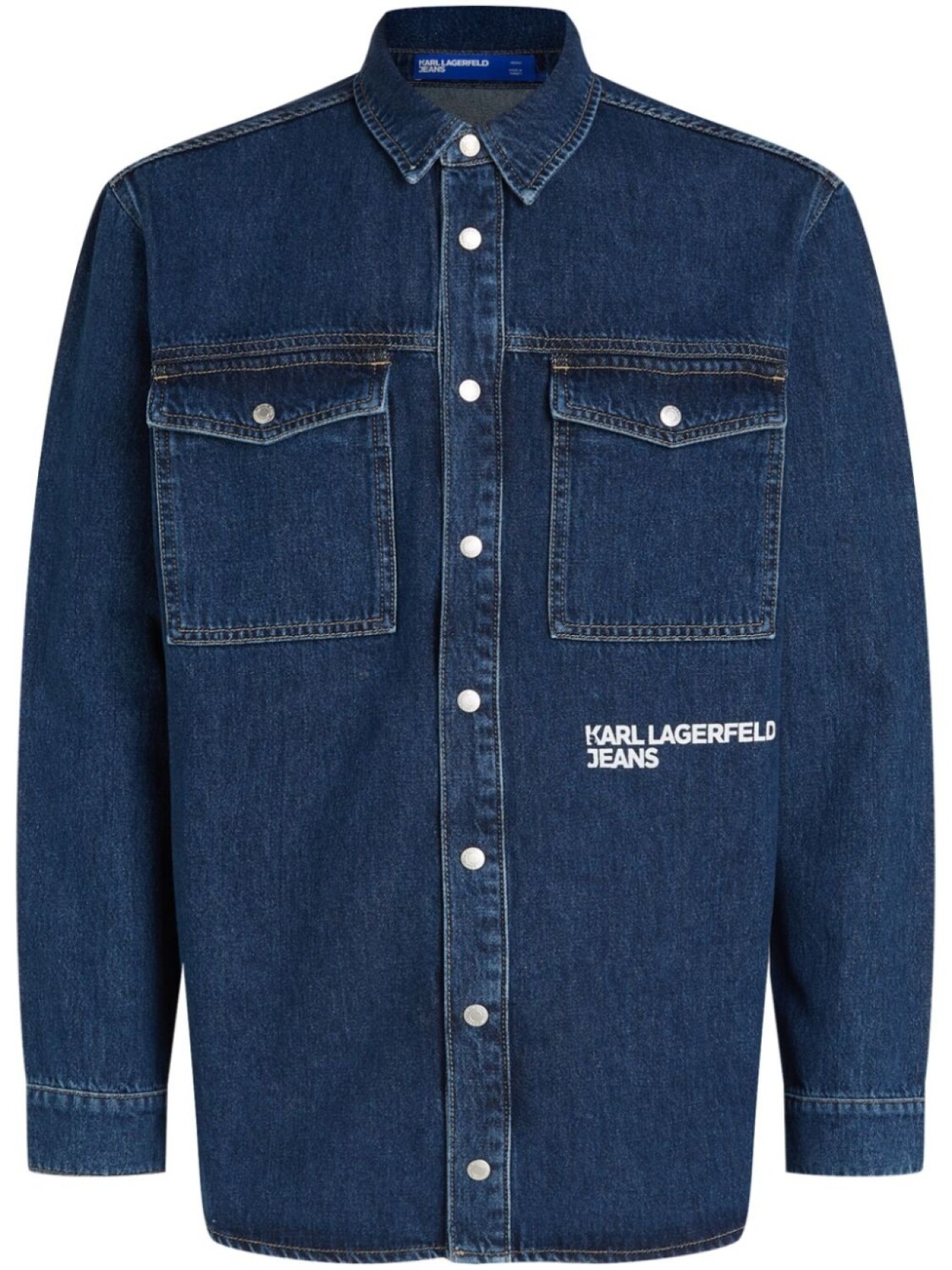 

Karl Lagerfeld Jeans куртка-рубашка Utility, синий