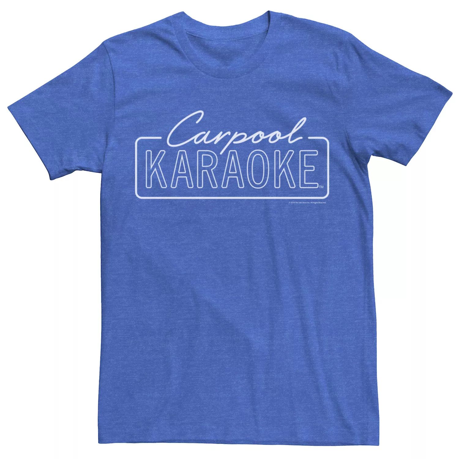 Мужская футболка для караоке The Late Late Show с Джеймсом Корденом Carpool Licensed Character