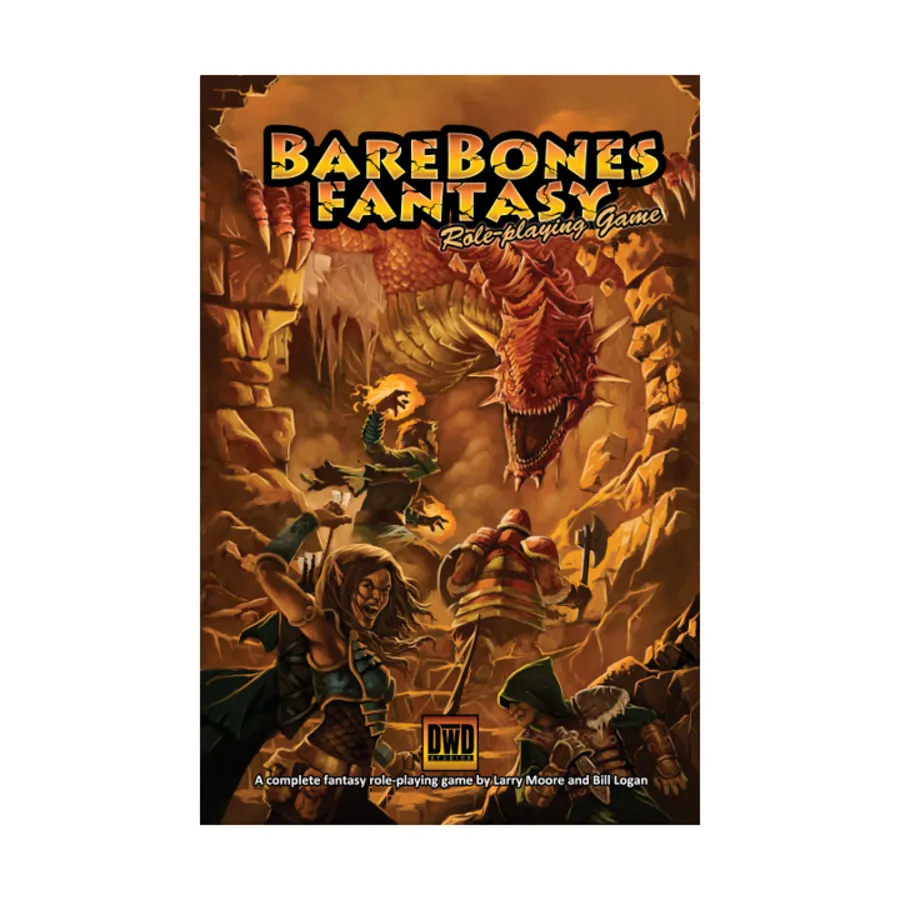 

BareBones Fantasy Role-Playing System, BareBones Fantasy Role Playing System, мягкая обложка