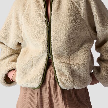 Флисовая куртка MTN с высоким ворсом женская Stoic, цвет Oatmeal мы снимаем фильм