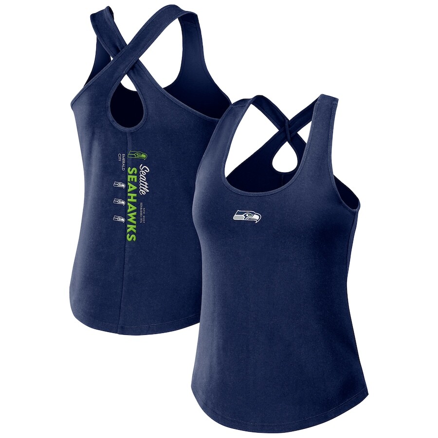 

Топ WEAR by Erin Andrews Seattle Seahawks, нави