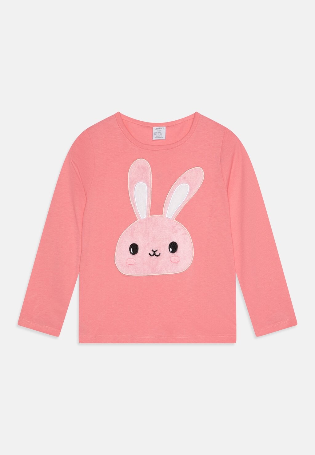 

Футболка с длинным рукавом Rabbit Fleece Applique Lindex, розовый