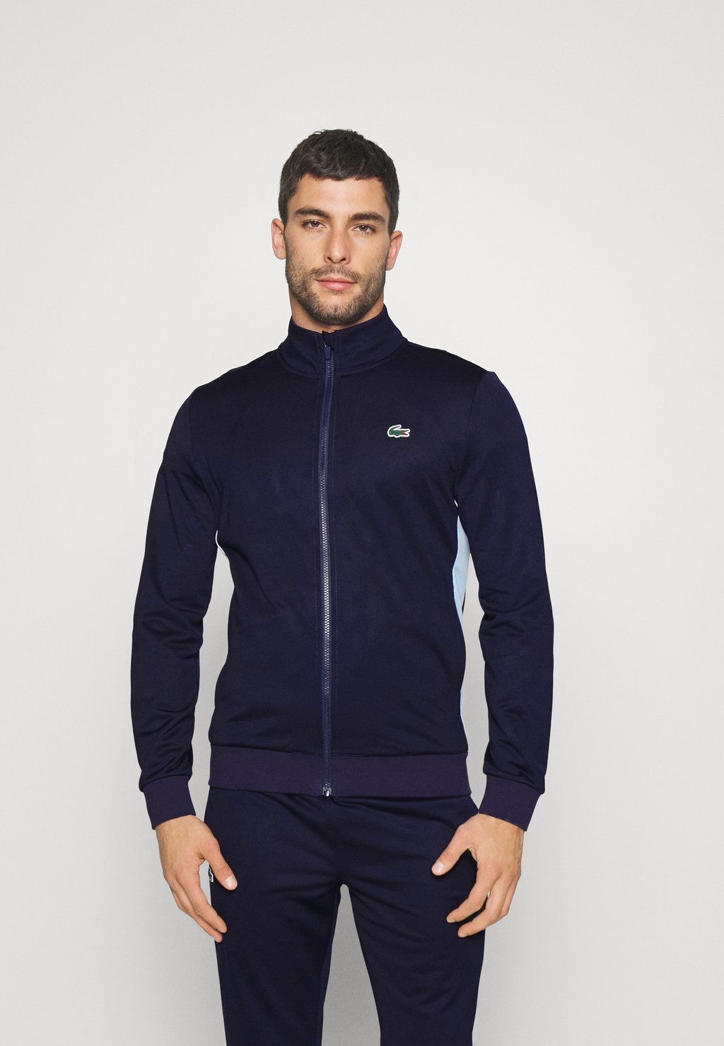 Флисовая куртка Track Jacket Lacoste, цвет navy blue/overview