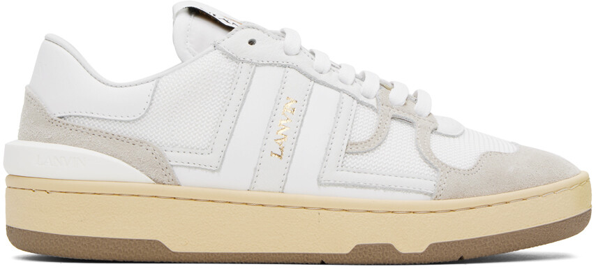 

Кроссовки из белой глины Lanvin, цвет White