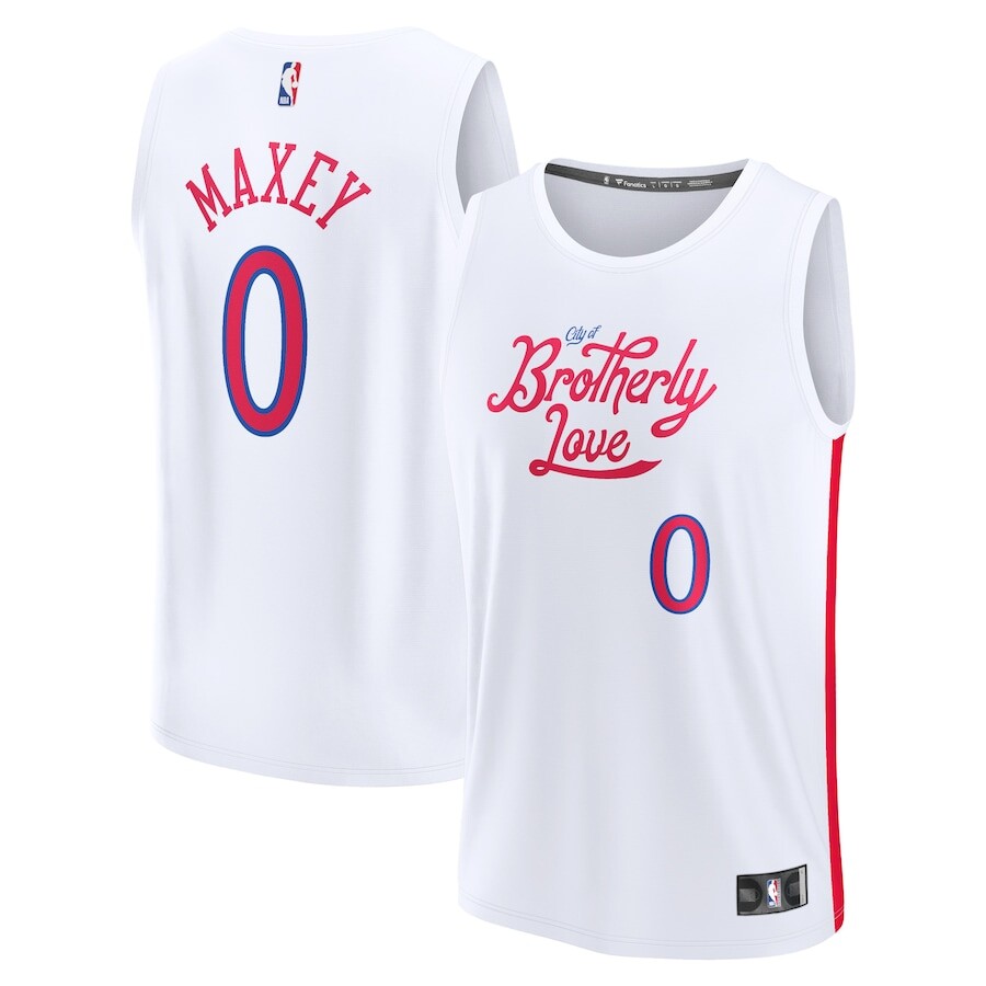 

Джерси Fanatics Branded Philadelphia 76Ers, белый