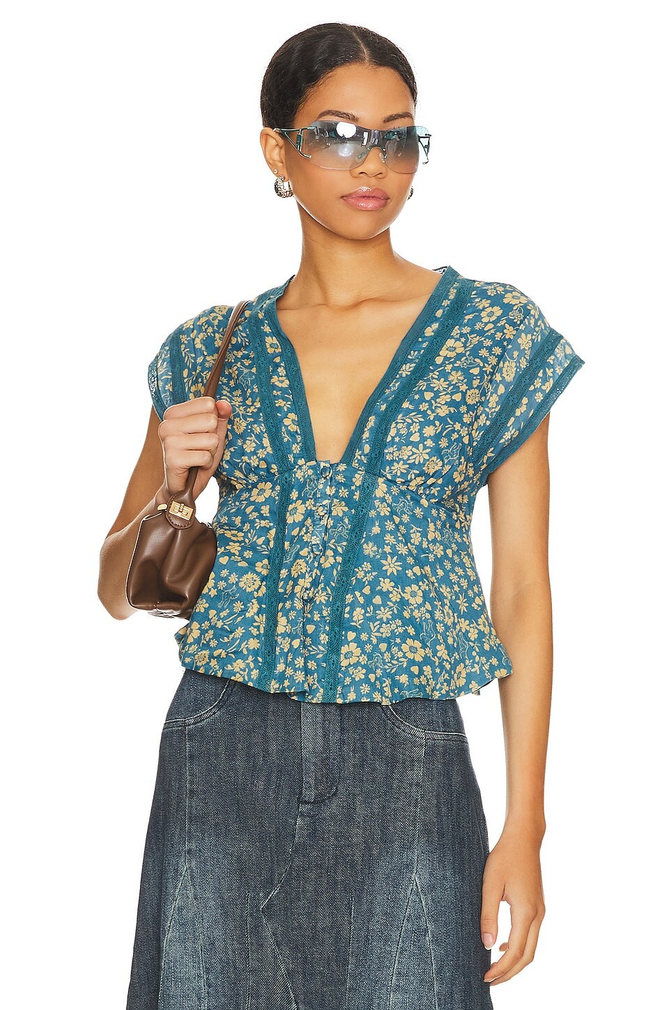 

Топ Free People Landy, цвет Garden Combo