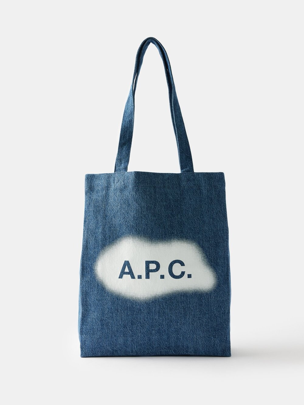 

Джинсовая большая сумка lou A.P.C., синий