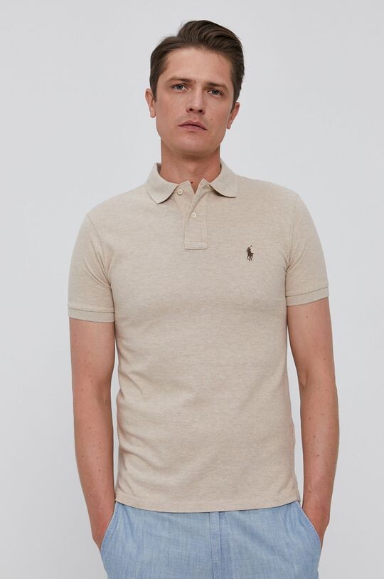 

Поло 710536856215 Polo Ralph Lauren, бежевый