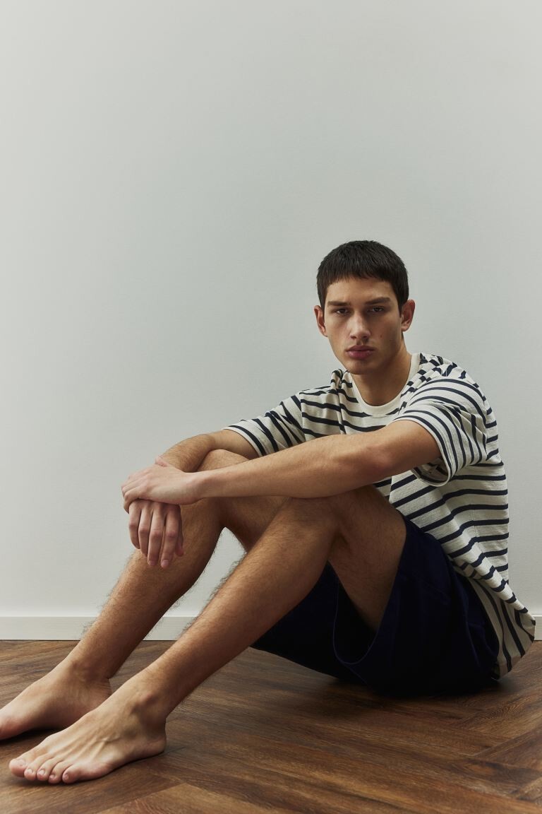 

Футболка для сна и шорты H&M, белый