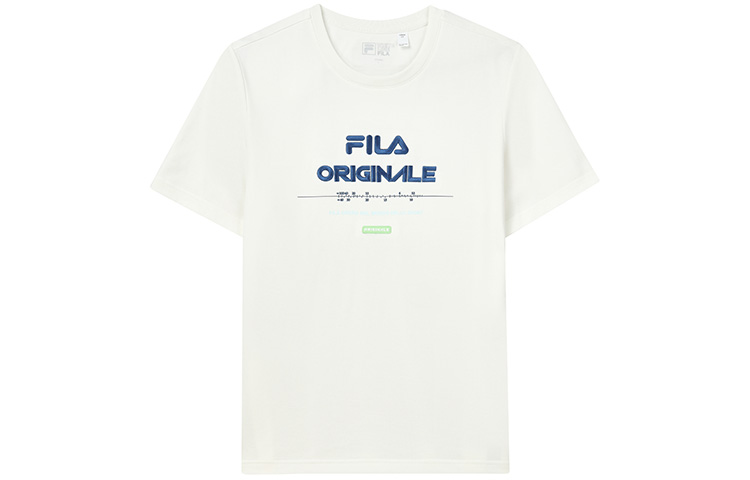 

Футболка мужская полоскающая белая Fila, цвет Gargle white