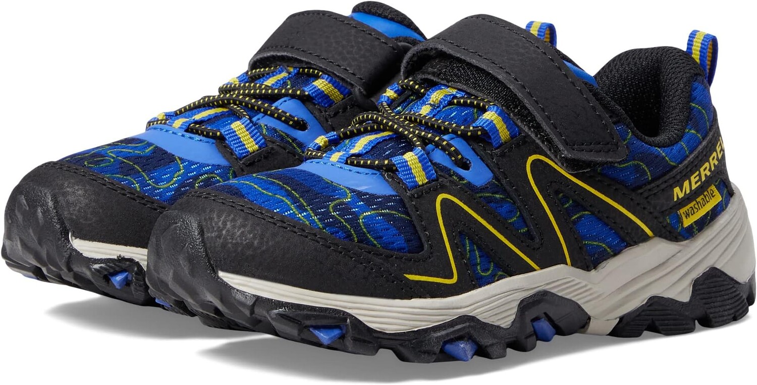 

Походная обувь Trail Quest Washable Merrell, цвет Blue/Black/Yellow