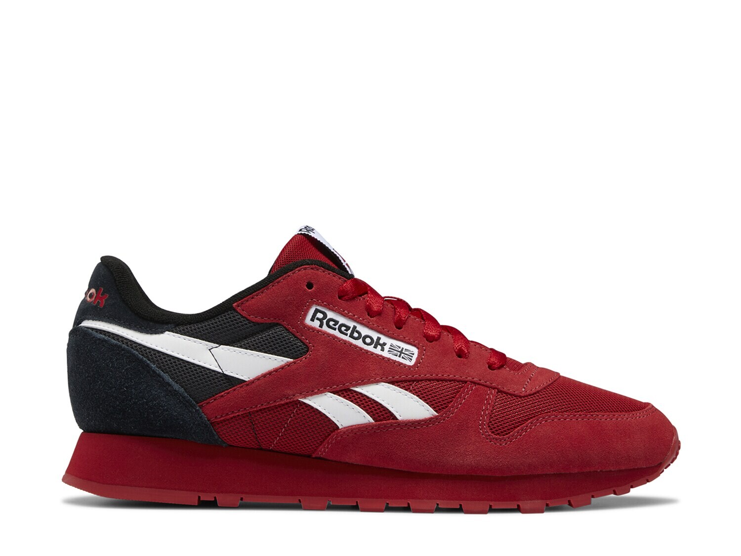 

Кроссовки Reebok Classic Leather, красный/мультиколор