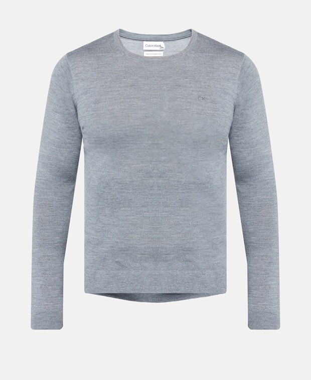 

Шерстяной джемпер Calvin Klein, цвет Slate Blue