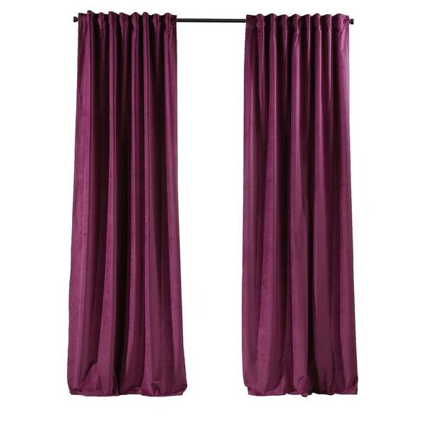 

Бархатная штора Puude Home Design 140450, 25x1x140 см цвет akazie dekor