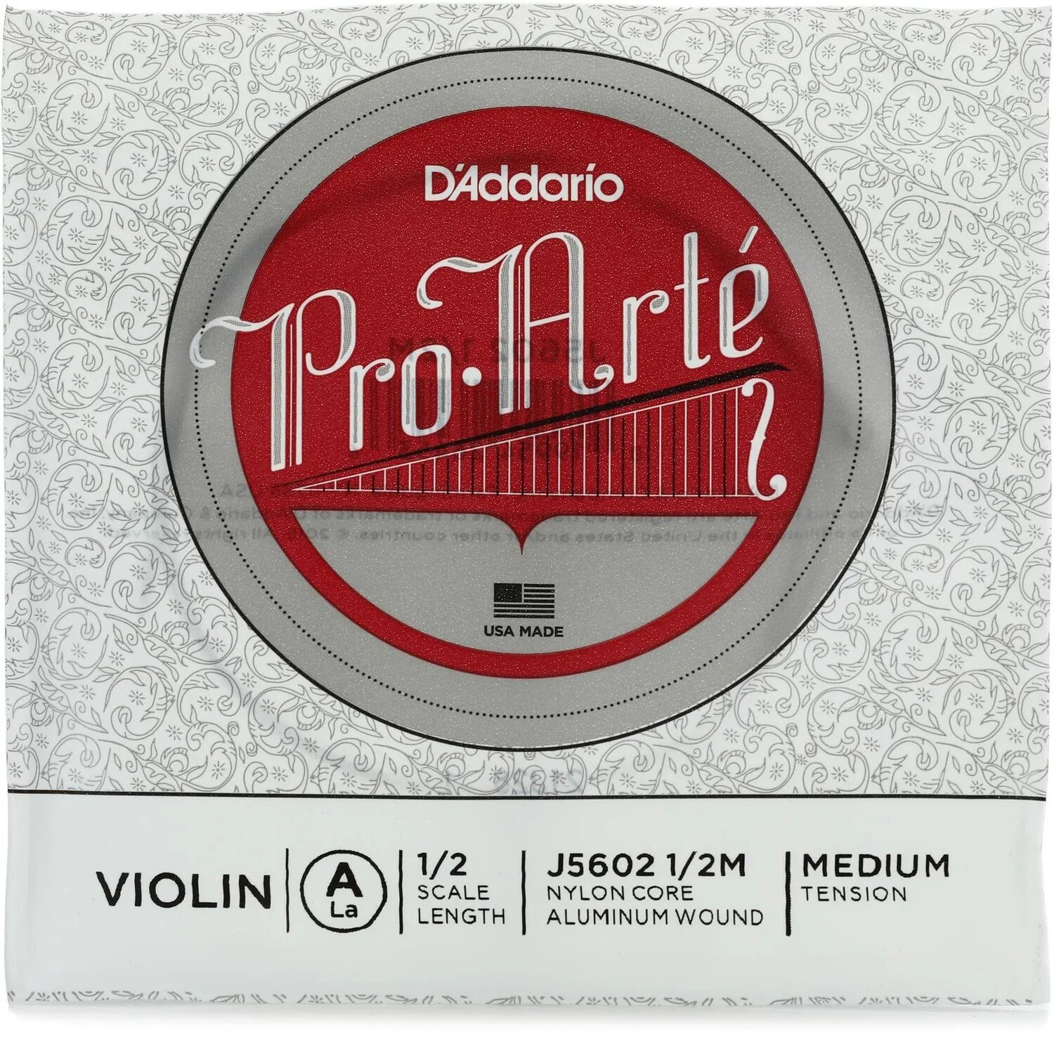 

D'Addario J5602 Pro-Arte Скрипка A-струна - размер 1/2, среднее натяжение