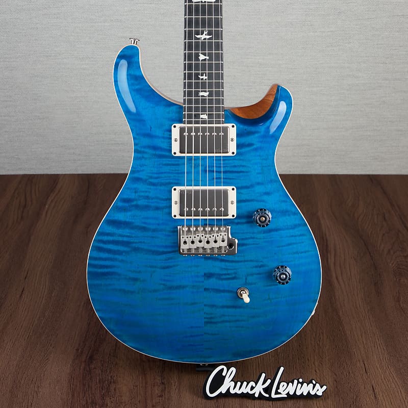 Электрогитара PRS CE24 Flame Maple Electric Guitar, Ebony Fingerboard - Blue Mateo - CHUCKSCLUSIVE - #230364704