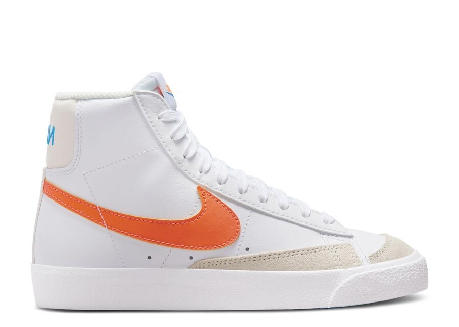

Кроссовки Nike Blazer Mid '77 Gs 'White Total Orange', белый
