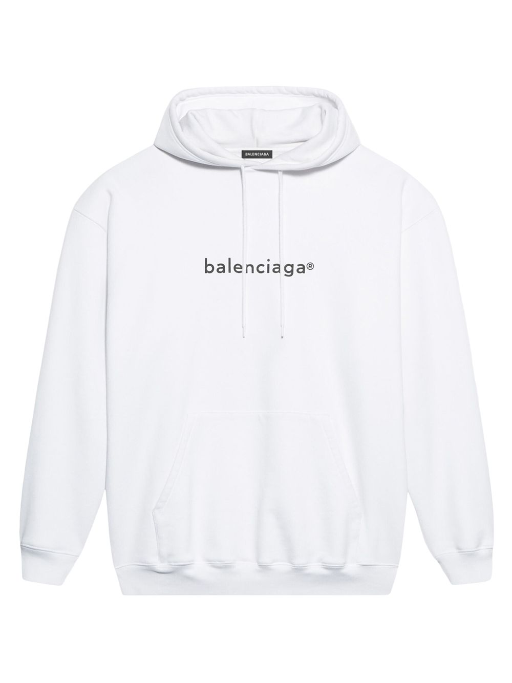 

Толстовка средней посадки New Copyright Balenciaga, белый