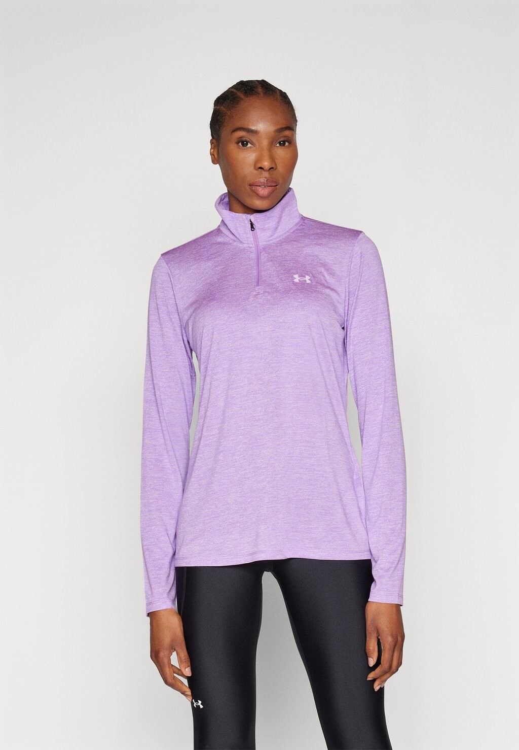

Топ с длинными рукавами TECH 1/2 ZIP TWIST Under Armour, цвет provence purple/ace