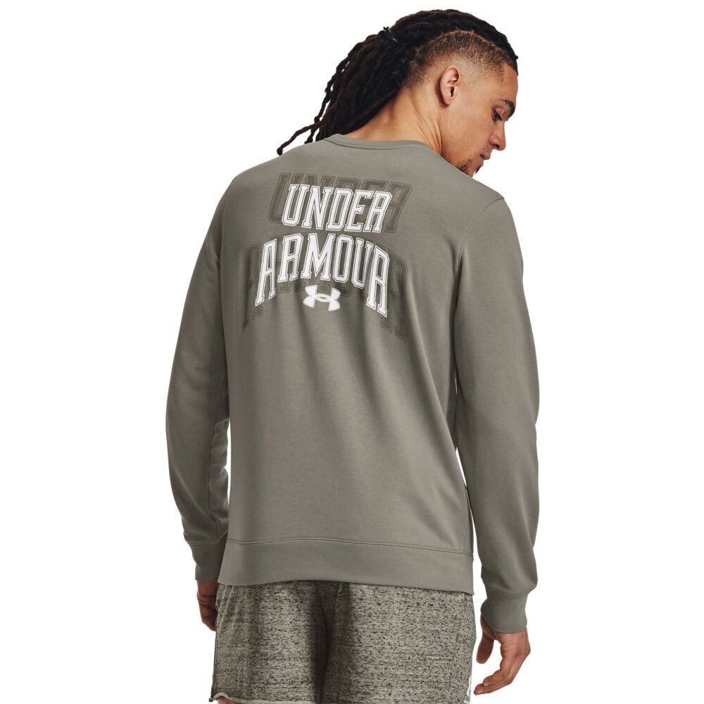 

Толстовка Under Armour Rival Terry Graphic Crew, зеленый