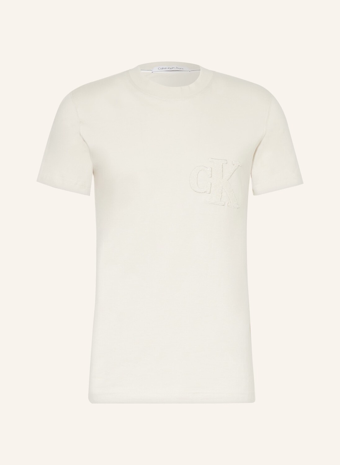 

Футболка Calvin Klein Jeans, экру