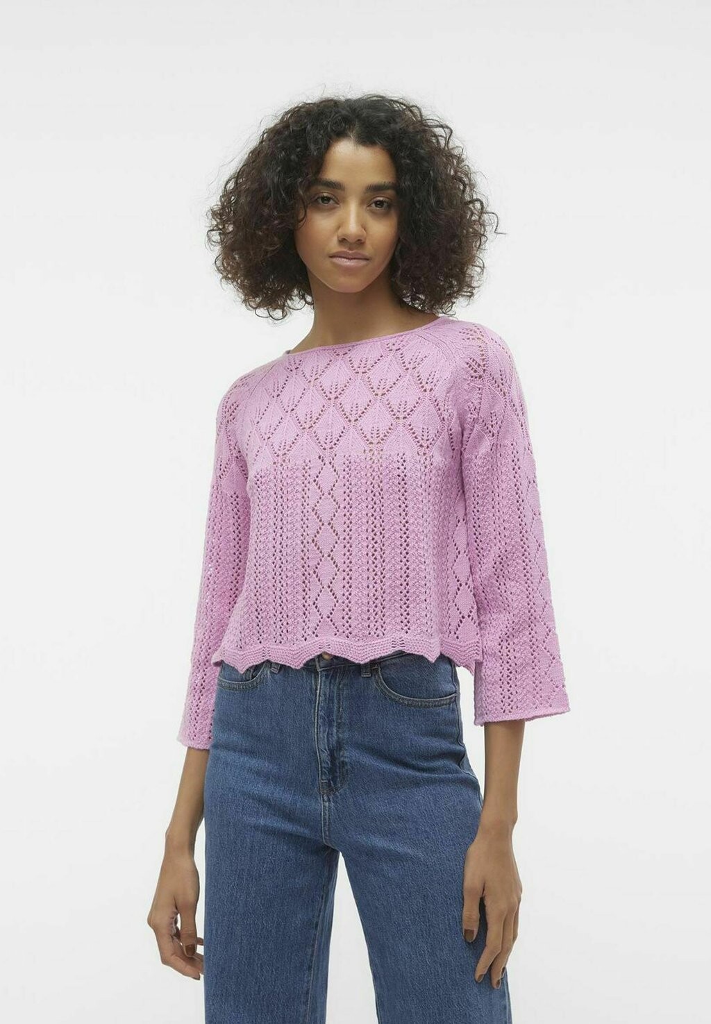 

Вязаный свитер Vero Moda, цвет pastel lavender