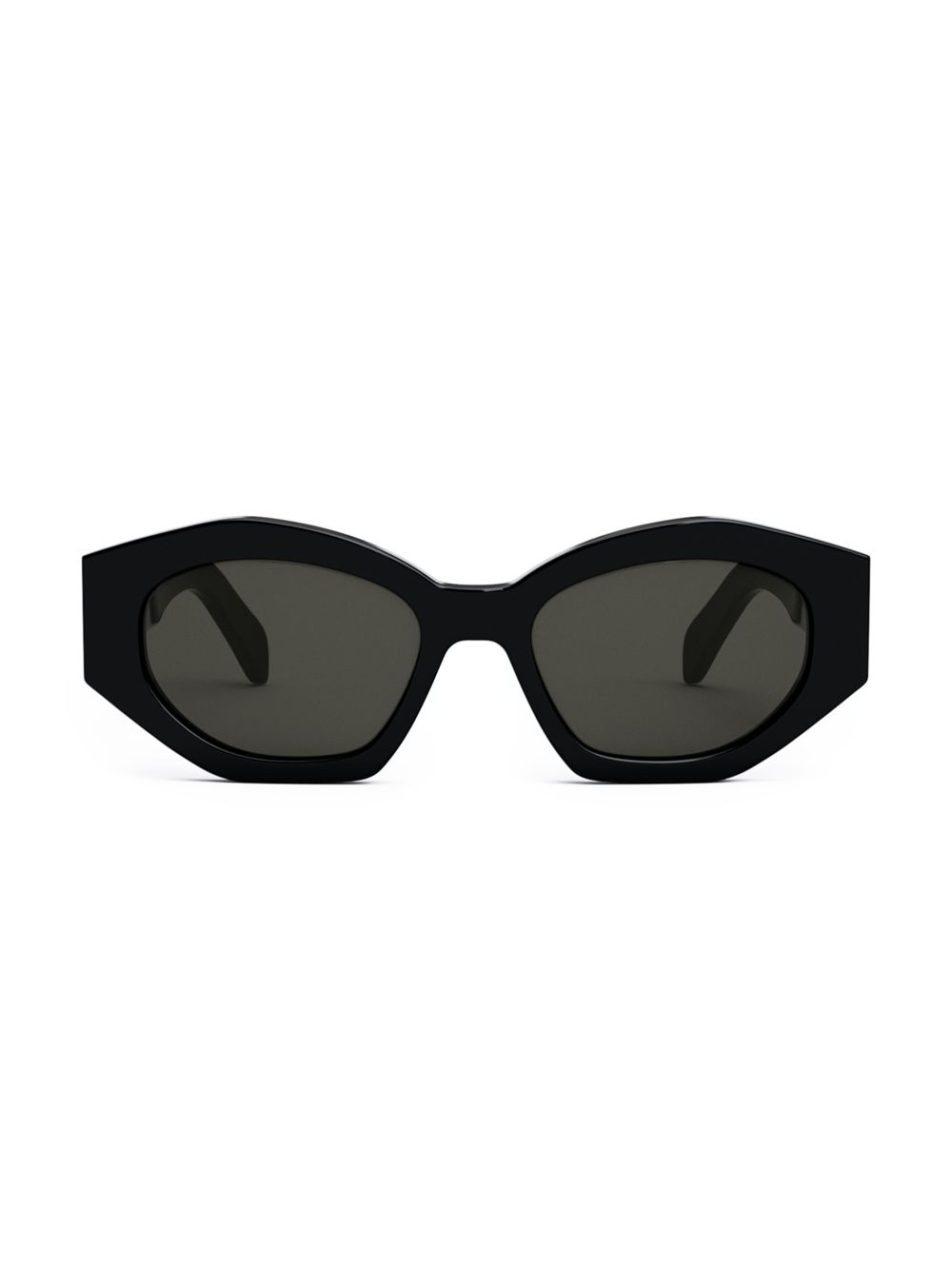 цена Солнцезащитные очки Triomphe «кошачий глаз» CELINE, черный