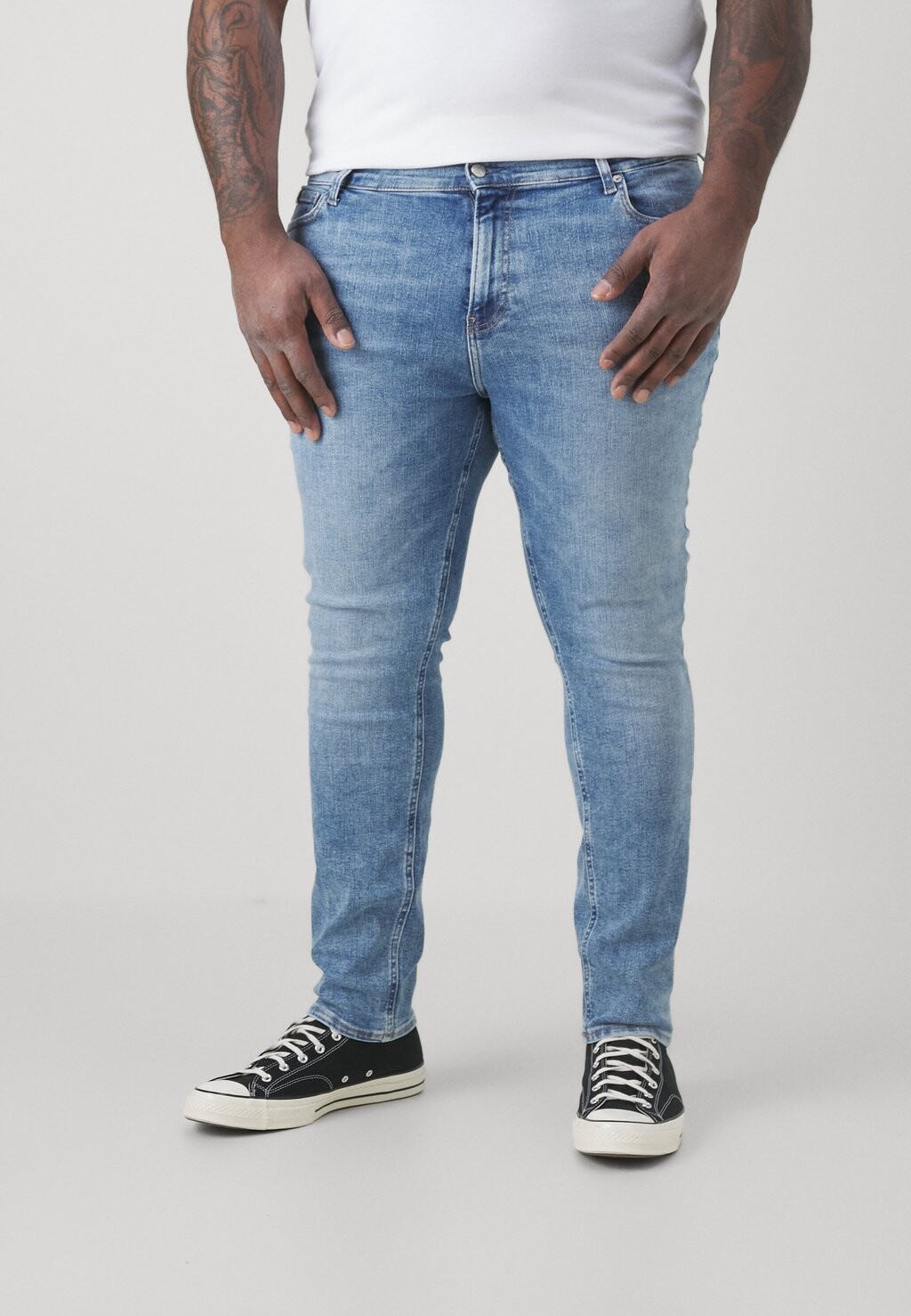 

Джинсы Skinny Fit SKINNY Calvin Klein Jeans Plus, цвет denim medium