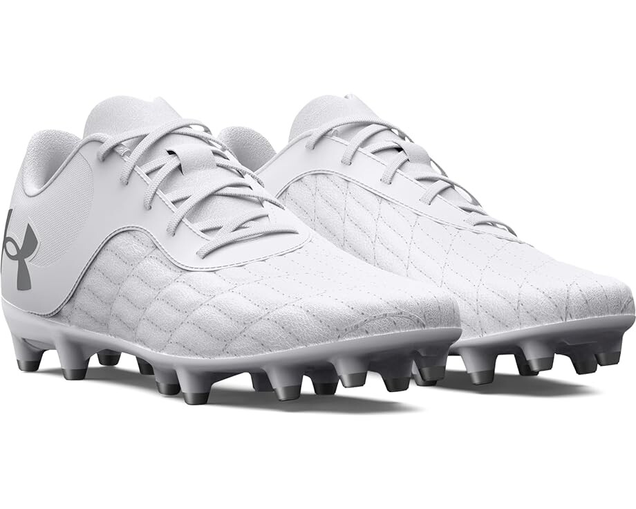 

Кроссовки Under Armour Magnetico Select 3.0 Soccer Cleats, цвет White/White/Metallic Silver